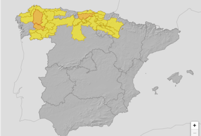 ALERTAS METEOROLÓGICAS A 18 MAY. 2025 08:00 LT