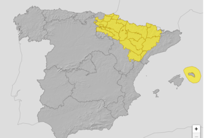 ALERTAS METEOROLÓGICAS A 19 MAY. 2025 06:00 LT
