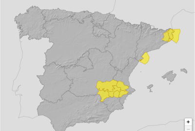 ALERTAS METEOROLÓGICAS A 22 MAY. 2025 06:00 LT
