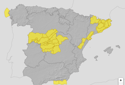 ALERTAS METEOROLÓGICAS A 5 MAY. 2025 06:00 LT