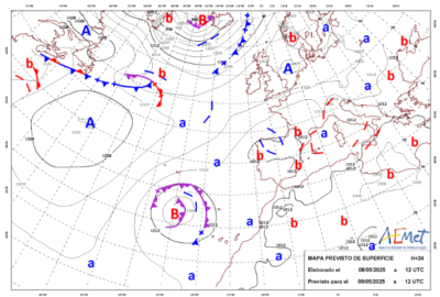 INFO METEO LOCALIDADES A 9 MAY. 2025 08:00 LT