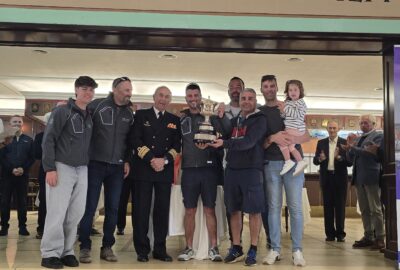 EL «ORIÓN» VENCE Y SE ADJUDICA EN PROPIEDAD EL TROFEO ALMIRANTE RODRÍGUEZ-TOUBES