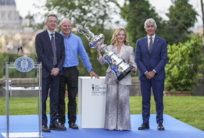 LA PRIMERA MINISTRA MELONI DA LA BIENVENIDA A LA 38ª AMERICA’S CUP EN UNA IMPRESIONANTE CEREMONIA EN ROMA