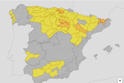 ALERTAS METEOROLÓGICAS A 10 JUN. 2025 08:00 LT