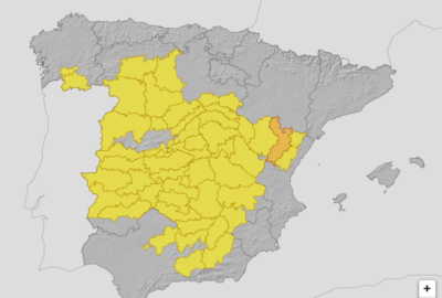ALERTAS METEOROLÓGICAS A 9 JUN. 2025 06:00 LT.