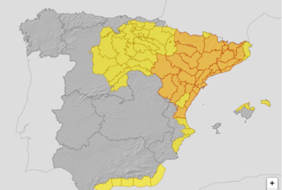 ALERTAS METEOROLÓGICAS A 12 JUL. 2025 06:00 LT