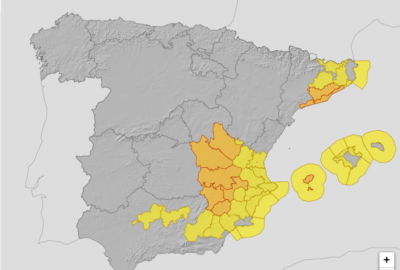 ALERTAS METEOROLÓGICAS A 24 JUL. 2025 06:00 LT.