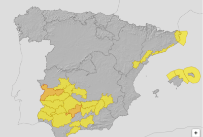 ALERTAS METEOROLÓGICAS A 28 JUL. 2025 06:00 LT.