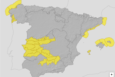 ALERTAS METEOROLÓGICAS A 8 JUL. 2025 06:00 LT