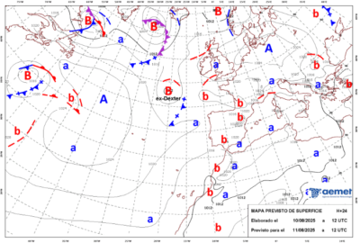 INFO METEO LOCALIDADES A 11 AGO. 2025 08:00 LT
