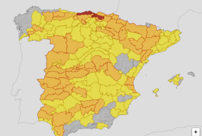 ALERTAS METEOROLÓGICAS A 15 AGO 2025 06:00 LT