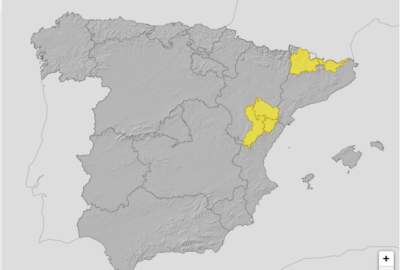 ALERTAS METEOROLÓGICAS A 25 AGO 2025 06:00 LT