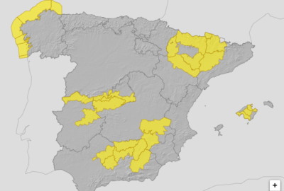 ALERTAS METEOROLÓGICAS A 26 AGO. 2025 06:00 LT