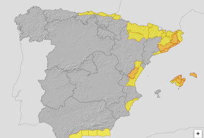 ALERTAS METEOROLÓGICAS A 28 AGO. 2025 06:00 LT