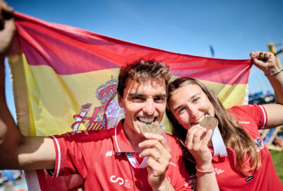 M.R.C.Y. BAIONA. LOS CAMPEONES DEL MUNDO Y DE EUROPA DE 470, XAMMAR Y CARDONA, PREMIO NACIONAL DE VELA AL MEJOR EQUIPO PREOLIMPICO