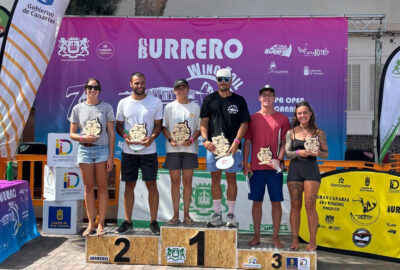 ÁNGEL GRANDA Y MAR DE ARCE CONQUISTAN LA COPA CANARIAS DE WINGFOIL