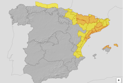 ALERTAS METEOROLÓGICAS A 21 SEP. 2025 08:00 LT.