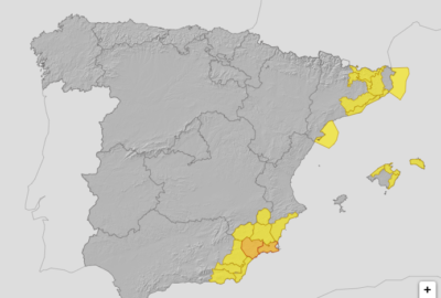 ALERTAS METEOROLÓGICAS A 23 SEP. 2025 06:00 LT.