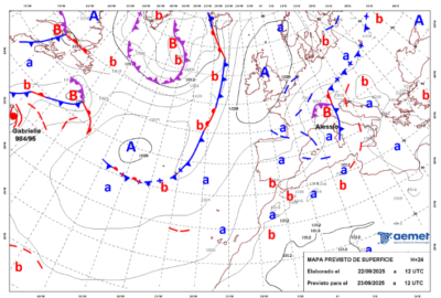 INFO METEO LOCALIDADES A 23 SEP. 2025 08:00 LT