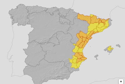 ALERTAS METEOROLÓGICAS A 8 SEP. 2025 06:00 LT