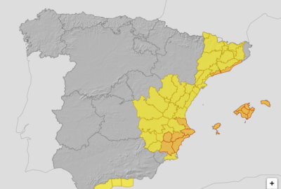 ALERTAS METEOROLÓGICAS A 9 SEP. 2025 08:00 LT.