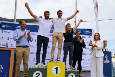VIGO ENTREGA LOS TROFEOS A LOS VENCEDORES DE LA SEGUNDA ETAPA DE LA SOLITAIRE DU FIGARO PAPREC