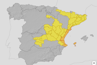 ALERTAS METEOROLÓGICAS A 13 OCT. 2025 09:00 LT.