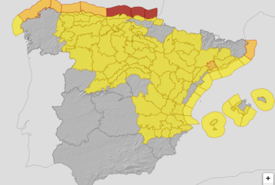 ALERTAS METEOROLÓGICAS A 23 OCT. 2025 08:00 LT