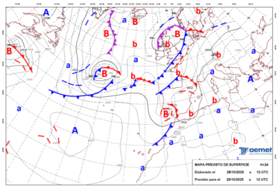 INFO METEO LOCALIDADES A 29 OCT. 2025 08:00 LT.