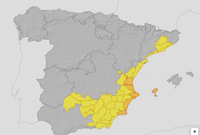 ALERTAS METEOROLÓGICAS A 9 OCT. 2025 08:00 LT