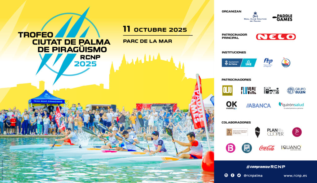 EL R.C.N. PALMA PRESENTA EL II TROFEO CIUTAT DE PALMA DE PIRAGÜISMO CON MARCUS COOPER Y ALEX GRANERIA