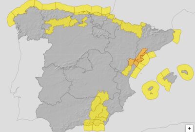 ALERTAS METEOROLÓGICAS A 25 NOV. 2025 06:00 LT