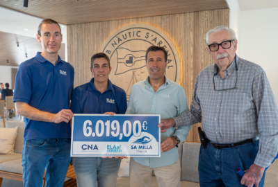 SA MILLA DE NATACIÓN DEL C.N. S’ARENAL RECAUDA MÁS DE 6.000 EUROS PARA ELA BALEARS