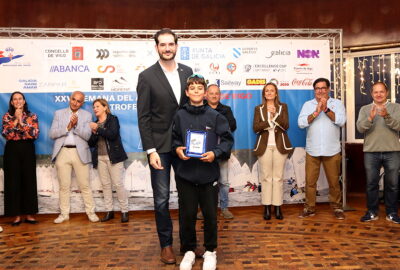 UN INTRATABLE MIGUEL ECHÁVARRI GANA EL MEETING CIUDAD DE VIGO DE OPTIMIST Y ES EL PRIMER LÍDER DE LA EXCELLENCE CUP