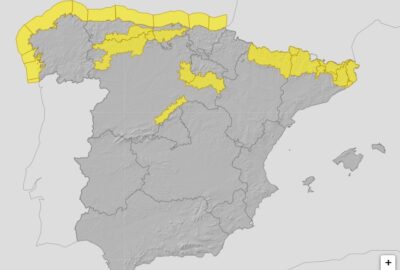 ALERTAS METEOROLÓGICAS A 22 DIC. 2025 09:00 LT.