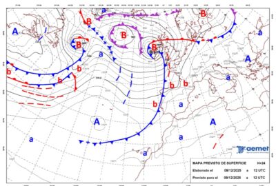INFO METEO LOCALIDADES A 9 DIC. 2025 09:00 LT