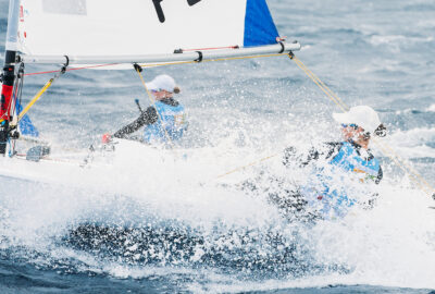 VIENTO, LLUVIA Y REGATAS REÑIDAS EN LA INAUGURACIÓN DEL MUNDIAL ILCA SUB-21 EN LANZAROTE
