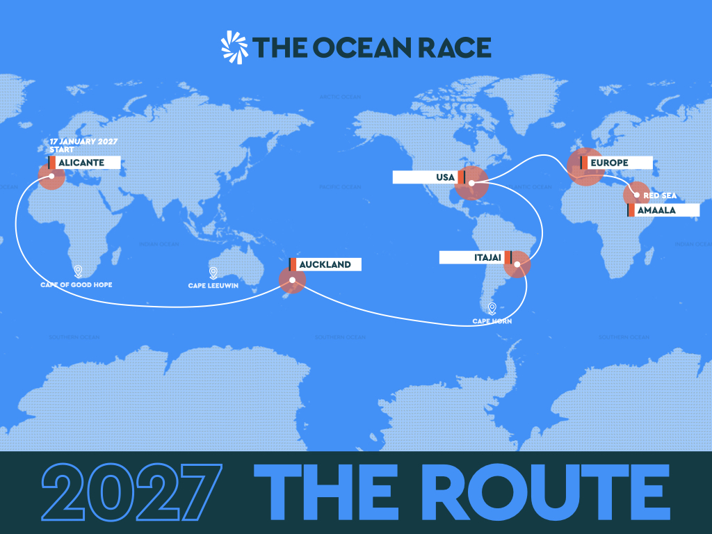 A UN AÑO DE LA SALIDA, THE OCEAN RACE 2027 PROMETE SER LA PRUEBA DEFINITIVA DE LA VELA OCEÁNICA