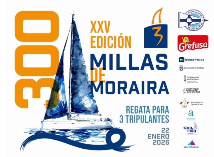 LAS 300 MILLAS A3 DE MORAIRA, TROFEO GREFUSA DESAFÍA AL TEMPORAL CON 27 EMBARCACIONES EN LA LÍNEA DE SALIDA