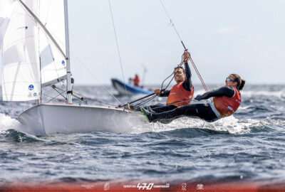 CAMPEONATO DE EUROPA 470 2026. FERRARI Y DUBBINI MANTIENEN EL LIDERATO Y XAMMAR Y CARDONA SE SITÚAN TERCEROS