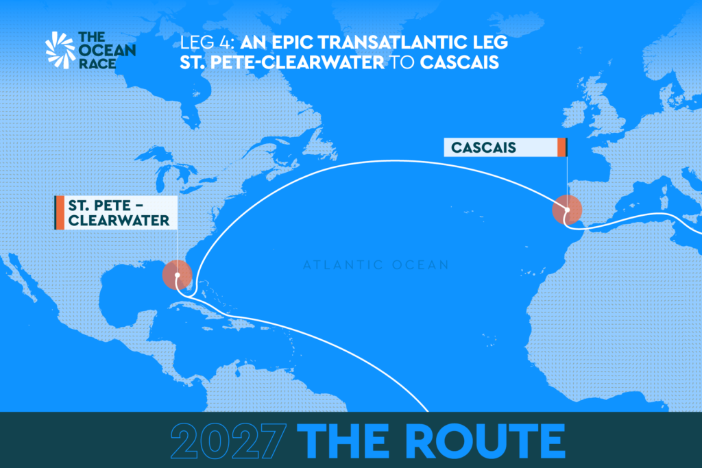 THE OCEAN RACE DESCUBRE UNA NUEVA E HISTÓRICA ETAPA TRANSOCEÁNICA PARA 2027: ST. PETE-CLEARWATER FLORIDA- CASCAIS PORTUGAL