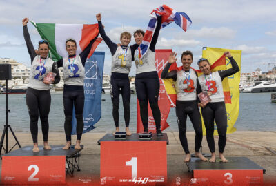 CAMPEONATO DE EUROPA 470 2026. ORO PARA LOS BRITÁNICOS WRIGLEY Y HARRIS Y BRONCE PARA XAMMAR Y CARDONA