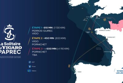 REVELADO EL RECORRIDO DE LA 57ª SOLITAIRE DU FIGARO PAPREC