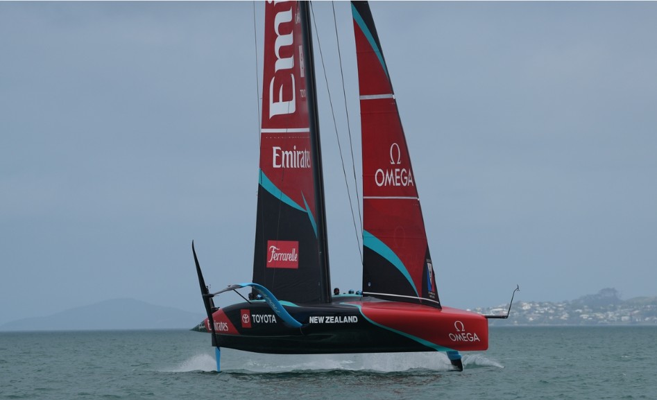 38TH AMERICA’S CUP LOUIS VUITTON. PRIMER VUELO DEL «TAIHORO». LOS DETALLES