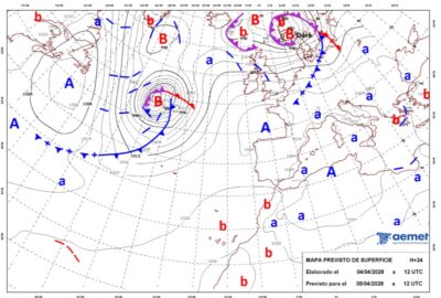 INFO METEO LOCALIDADES A 5 ABR. 2026 08:00 LT.