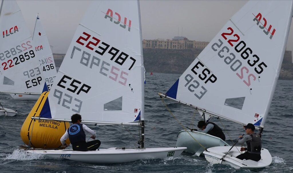NIKKO PALOU E IRENE DE TOMÁS SE ADJUDICAN EL CAMPEONATO DE ESPAÑA ILCA 6 EN MELILLA