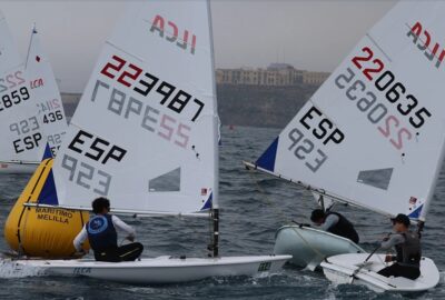 NIKKO PALOU E IRENE DE TOMÁS SE ADJUDICAN EL CAMPEONATO DE ESPAÑA ILCA 6 EN MELILLA