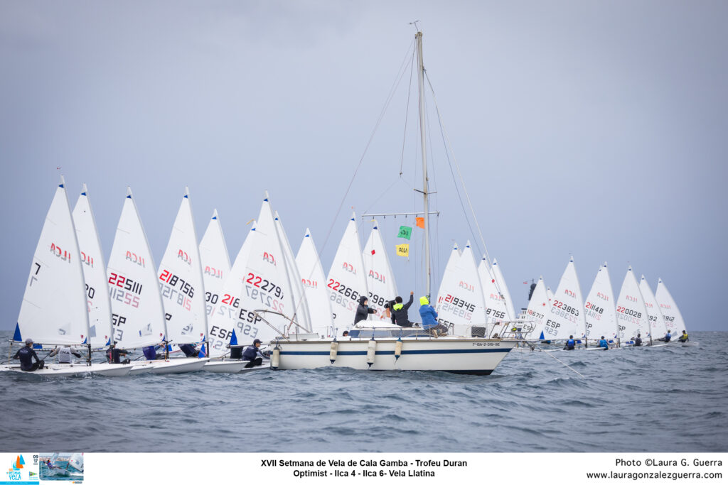C.N. CALA GAMBA. PALOU Y SITGES SE PONEN AL FRENTE DE LA XVII SETMANA DE LA VELA TROFEU DURAN EN LA CLASE ILCA 6