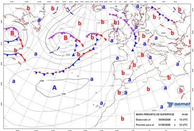 INFO METEO LOCALIDADES A 31 MAY. 20216 09:00 LT.