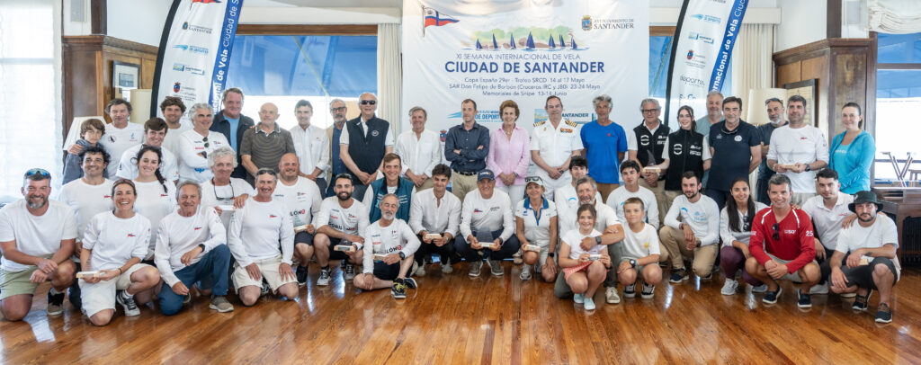 XI SEMANA INTERNACIONAL DE LA VELA CIUDAD DE SANTANDER. EL R.C.M. SANTANDER BRILLA EN LA REGATA S.A.R. FELIPE DE BORBÓN CANTABRIA INFINITA